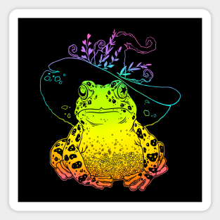 Witchy Frog Magnet